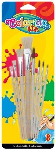 Set pensule pentru pictură Colorino Kids – 8 buc.