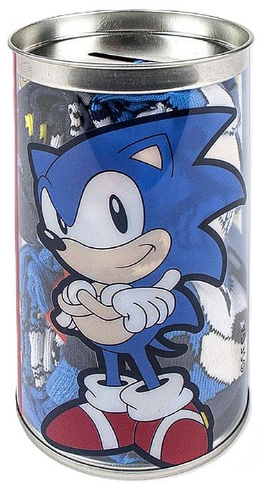 Set de șosete Cerda Sonic - În cutie-pușculiță, mărime 31/34