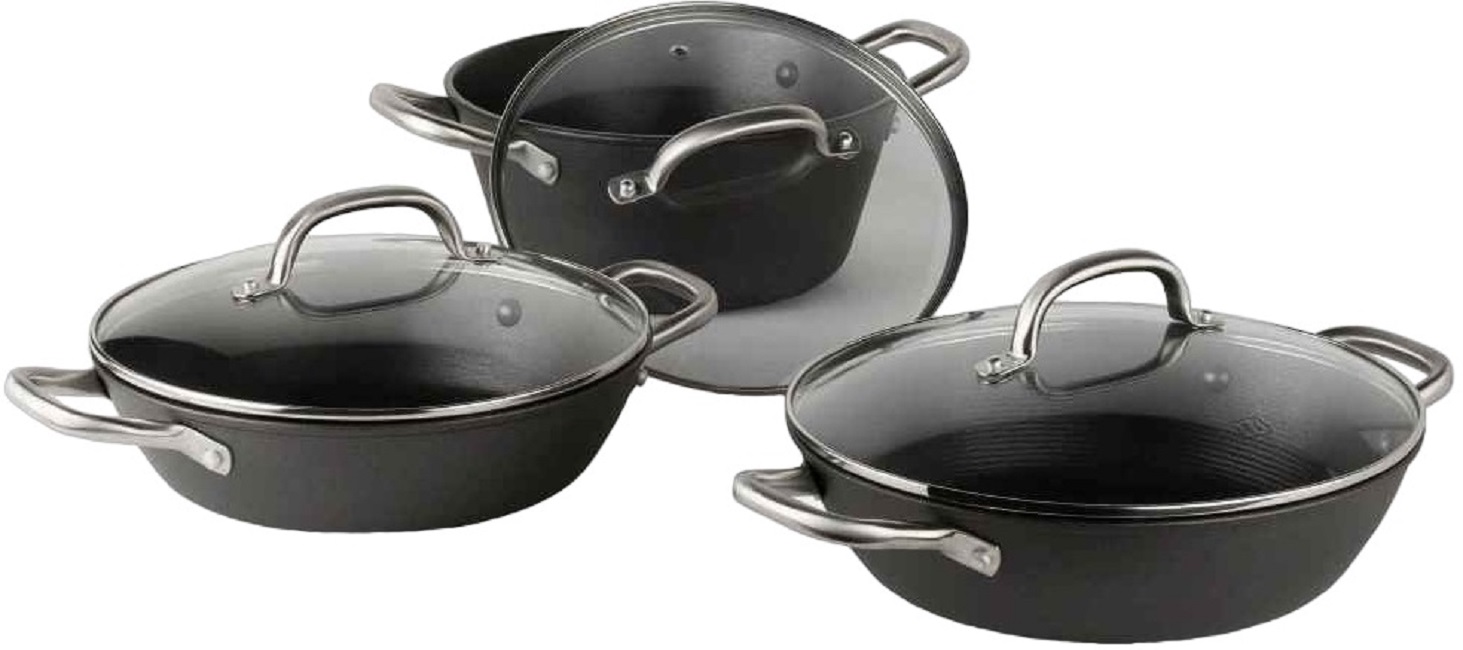 Set de oale din fontă BOJ - New Classic, 3 piese