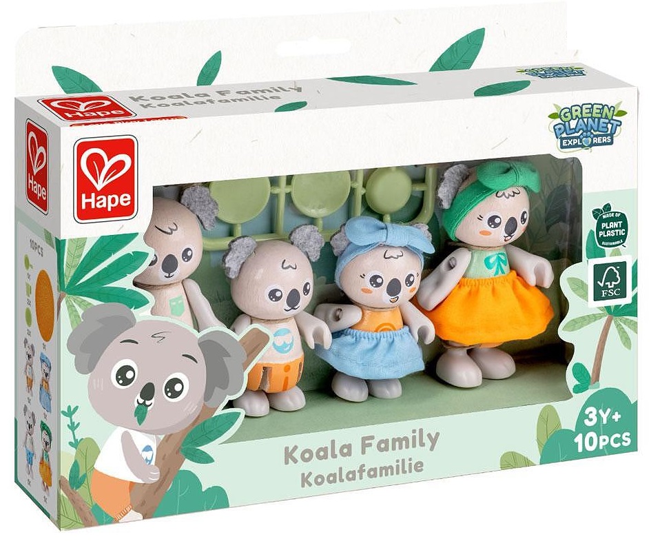 Hape - Familie de koala, 10 bucăți
