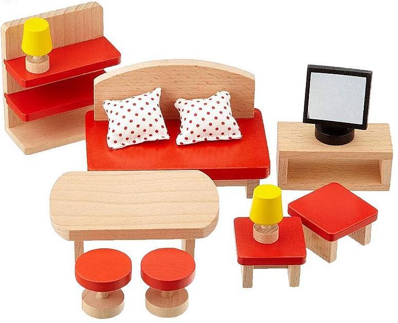 Set mobila din lemn Goki - Mobilier pentru camera de zi