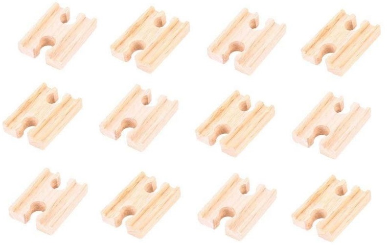 Set sine din lemn Bigjigs - 12 buc.