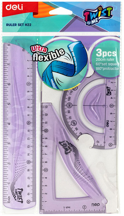 Set flexibil Deli Twist Me Twist Me - EH22, 3 bucati, asortiment