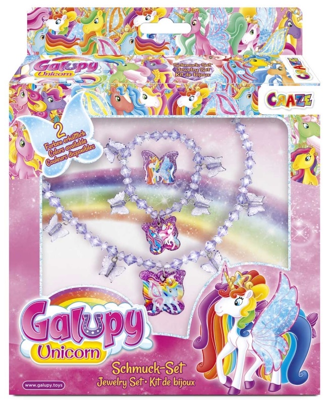 Set de bijuterii pentru copii Craze Galupy - Unicorn