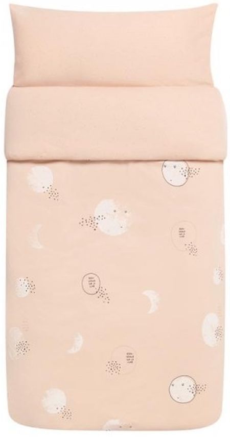 Set de cearșafuri pentru copii Baby Clic - Nuit Pink, 70 х 140 cm