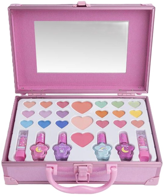 Set de machiaj pentru copii Martinelia Little Unicorn - În servietă, 27 piese