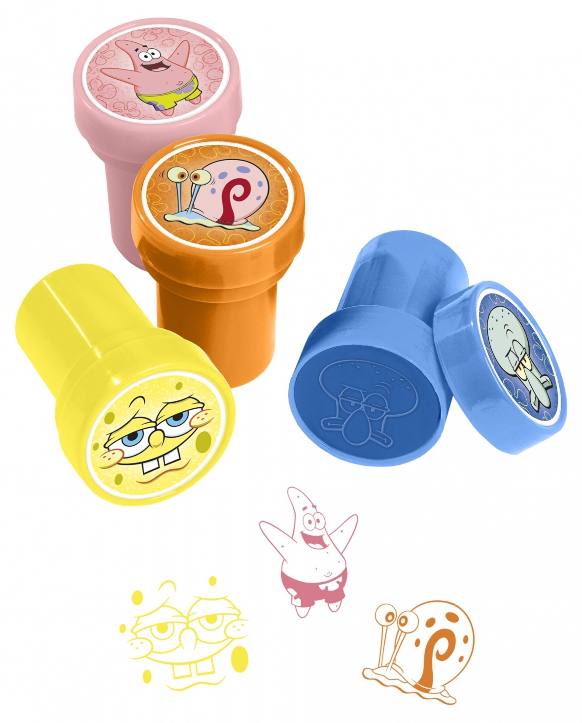 Set de ștampile pentru copii Totum - SpongeBob, 12 bucăți