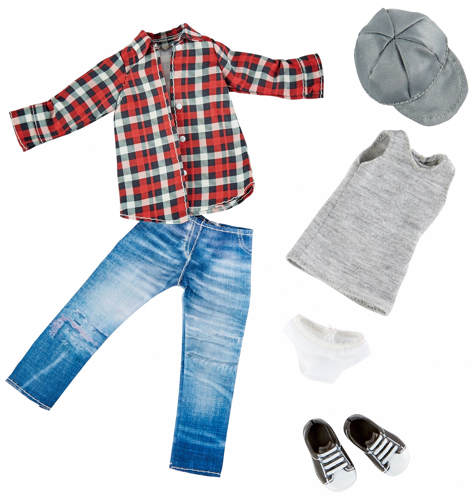 Set de hainute pentru papusa Kruselings - Costum de skate, Michael
