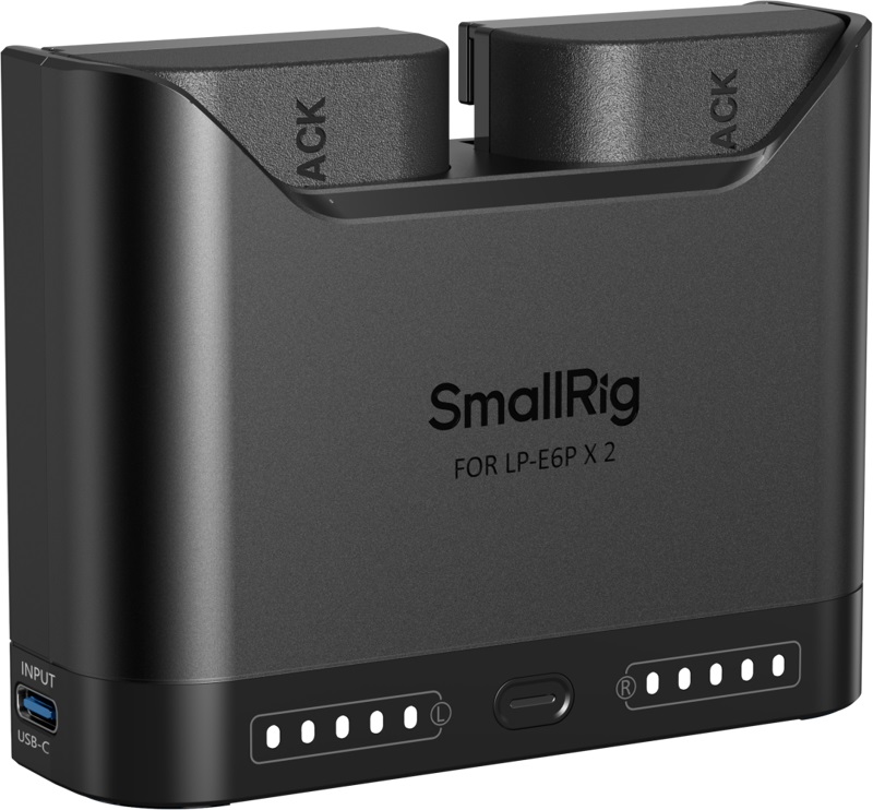Set de două baterii și încărcător SmallRig - Turbo, Canon LP-E6NH