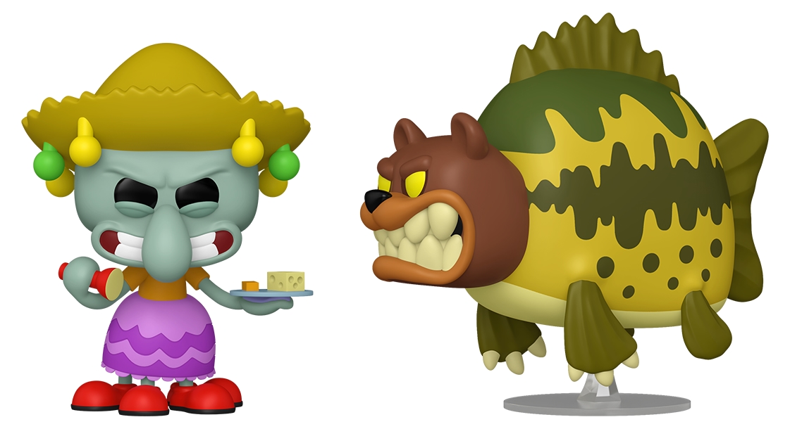 Set figurine Funko POP! Animation: SpongeBob SquarePants – Squidward & Sea Bear