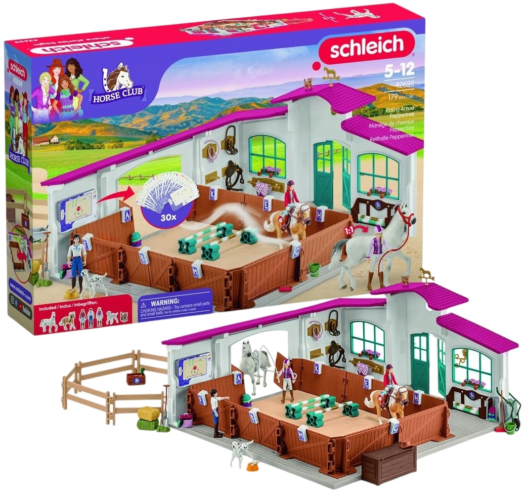 Set de figuriSchleich Horse Club - Arena de echitație, 179 părți