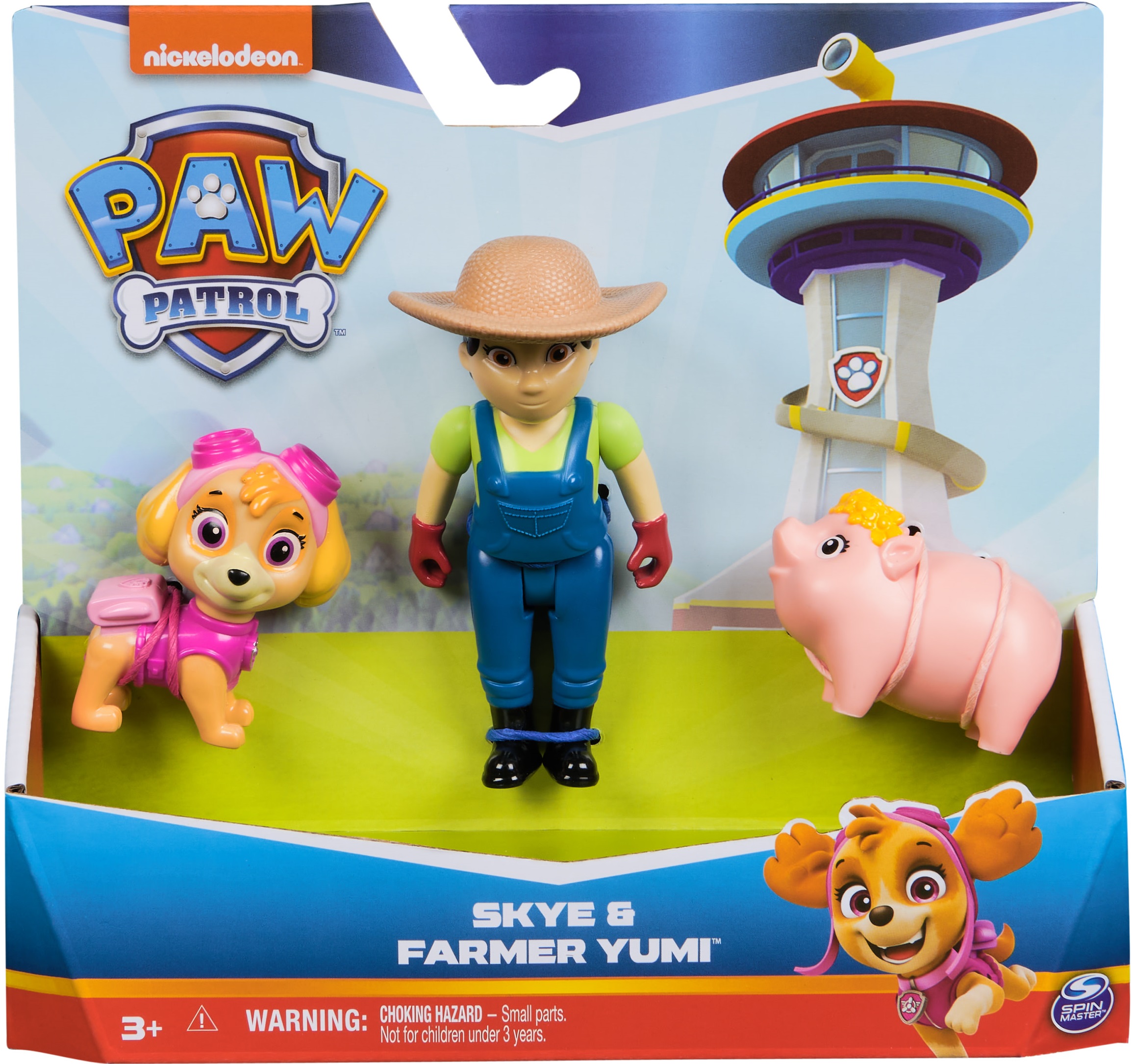 Set de figuri  Spin Master Paw Patrol - Skye și fermierul Yumi