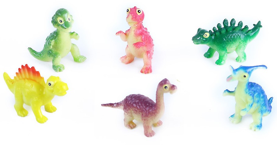 Set de figurine  Rappa - Copii de dinozauri I, 6 buc. , 5 cm