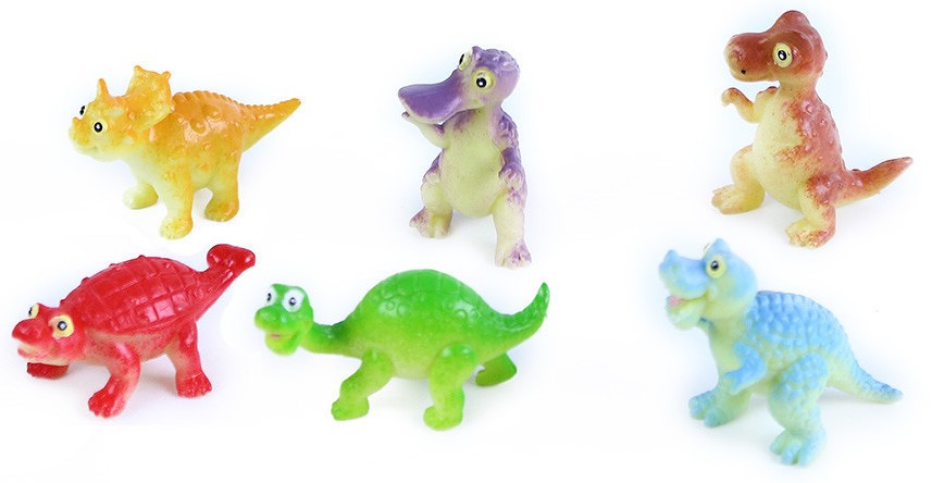 Set de figurine  Rappa - Copii de dinozauri II,  6 buc. , 5 cm