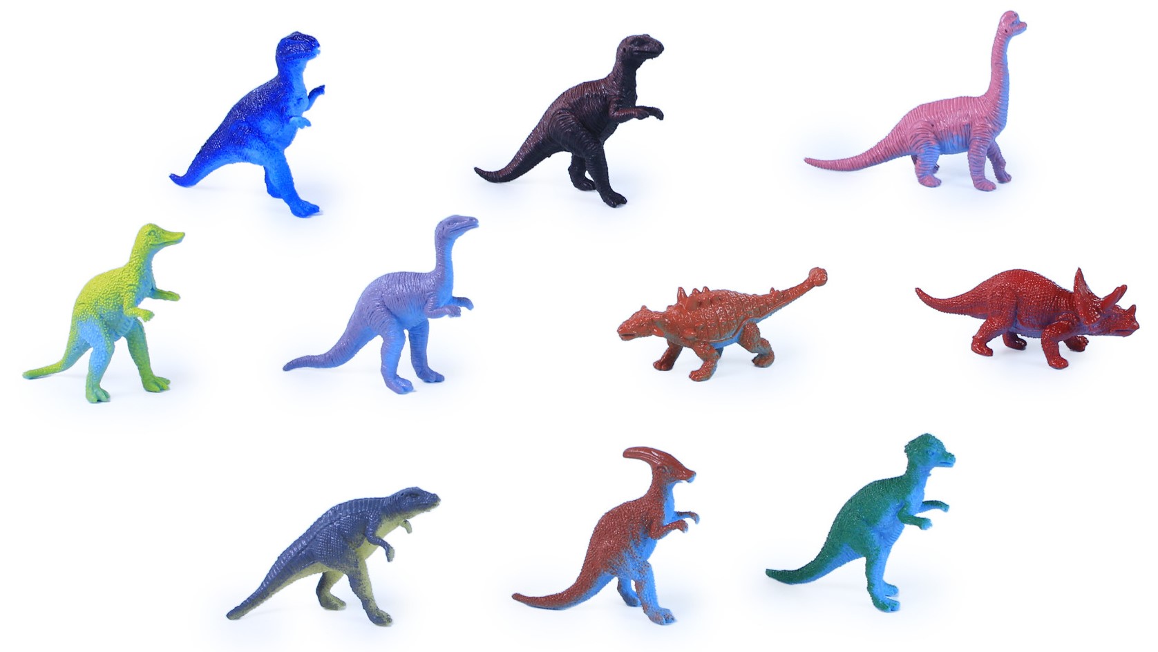 Set de figurine  Rappa - Dinozaurii  I, 10 buc. , 7 cm