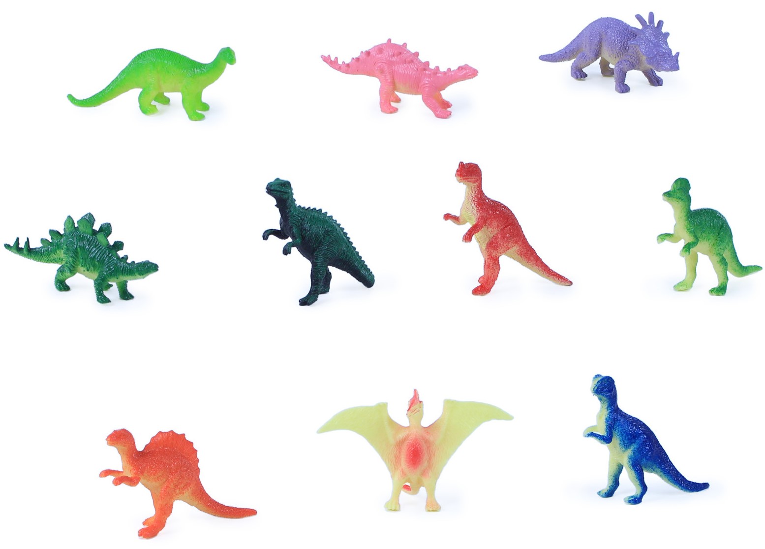 Set de figurine  Rappa - Dinozaurii  II, 10 buc. , 7 cm