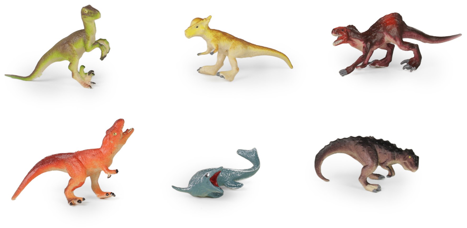 Set de figurine  Rappa - Dinozaurii  II, 6 buc. , 7-8 cm