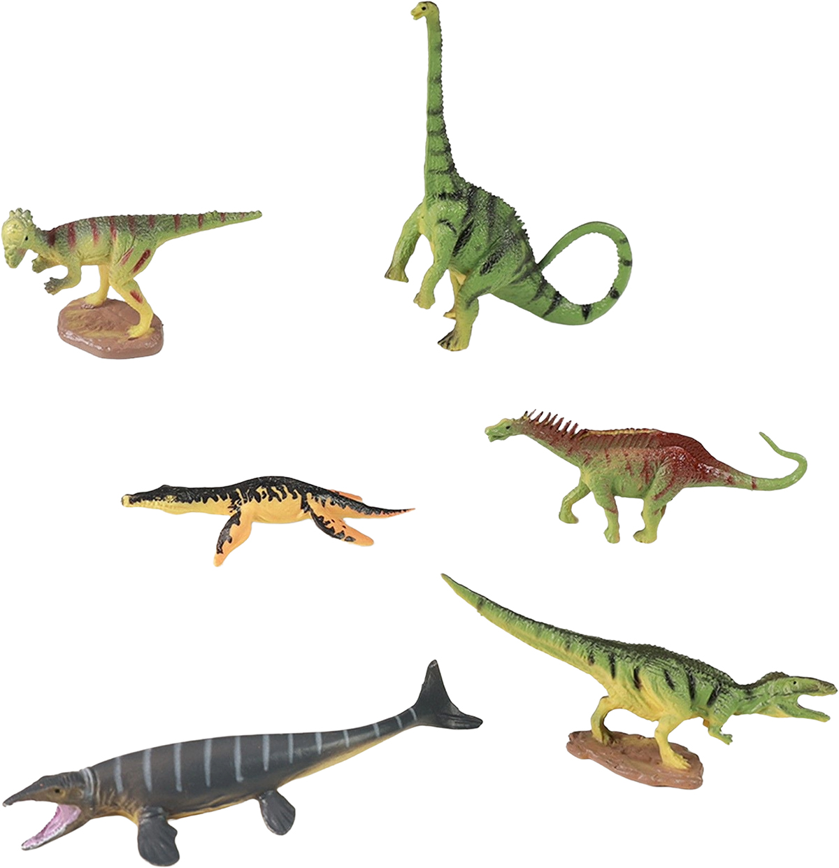 Set de figurine  Rappa - Dinozaurii  III, 6 buc. , 6-10 cm