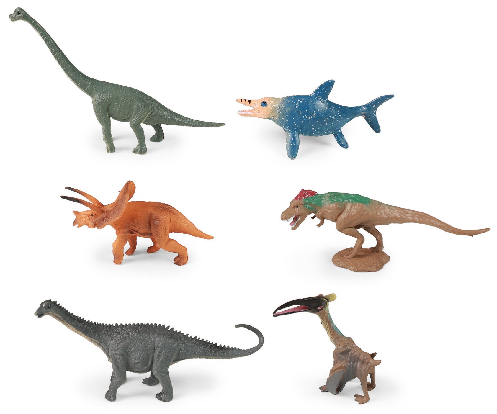 Set de figurine  Rappa - Dinozaurii  IV, 6 buc. , 5-9 cm