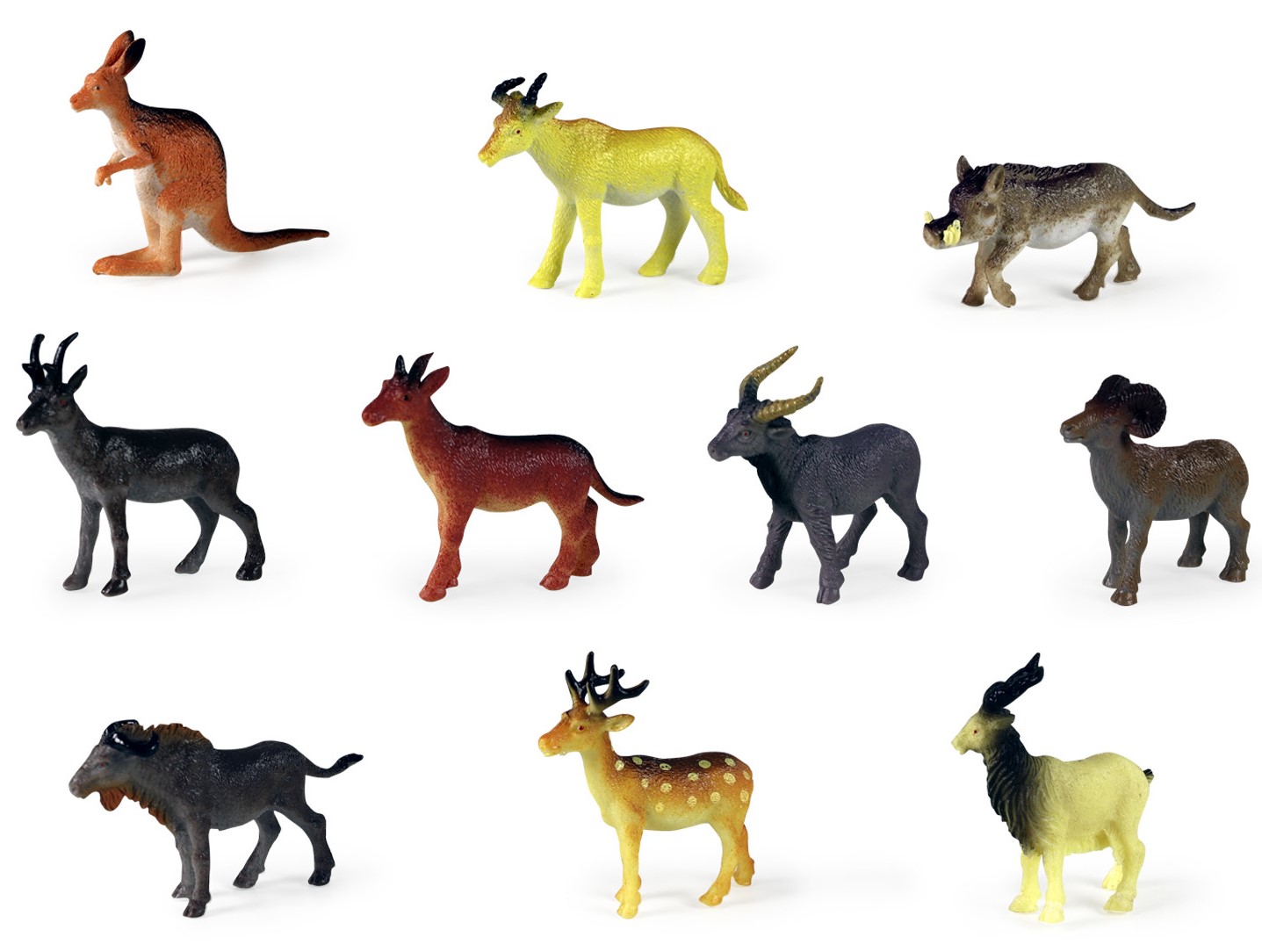 Set de figurine  Rappa - Animale sălbatice  I, 10 buc. , 5 cm