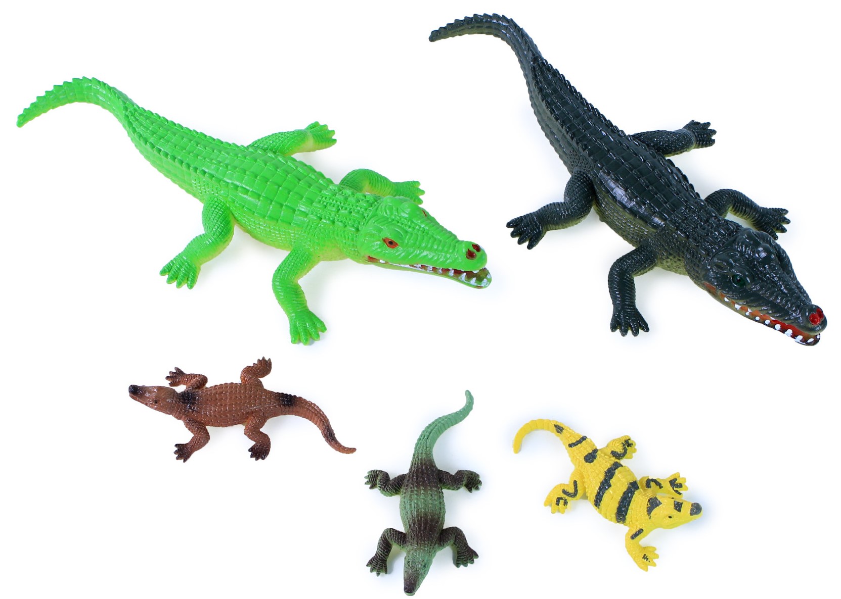 Set de figurine  Rappa - Crocodili, 5 buc. , 8-20 cm