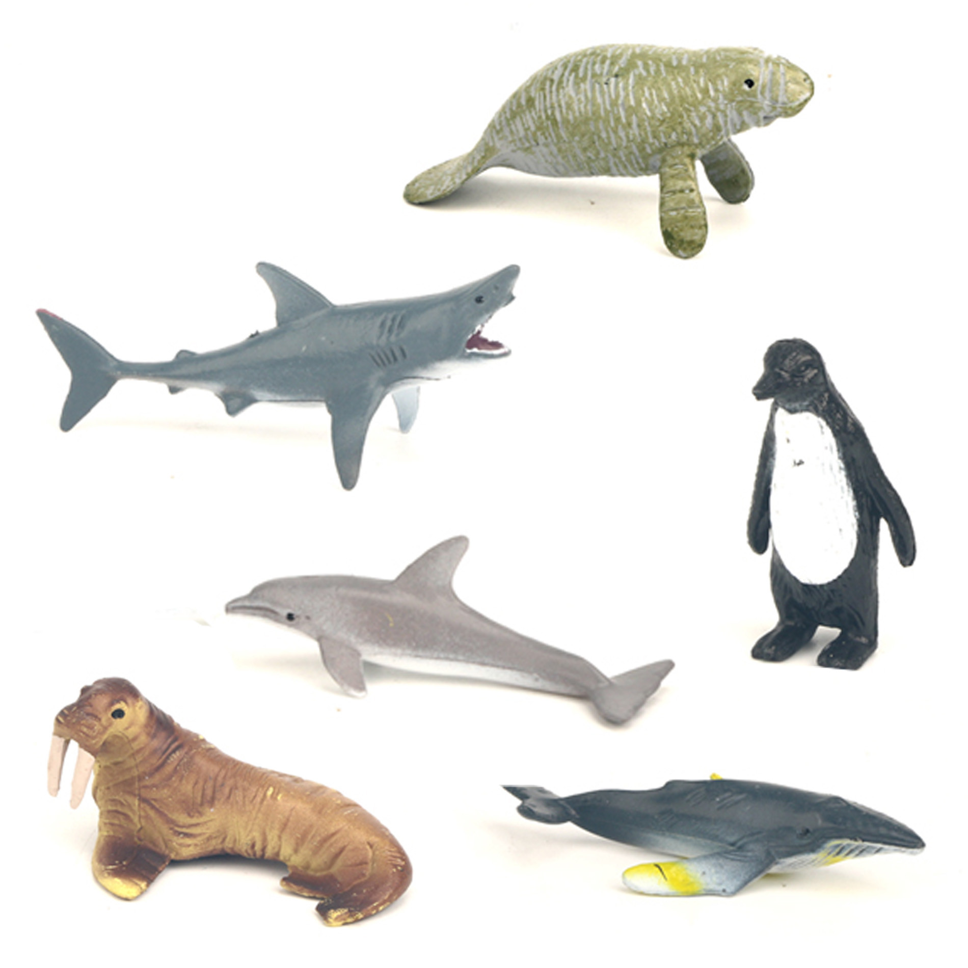 Set de figurine  Rappa - Animale marine, 6 buc. , 4-9 cm