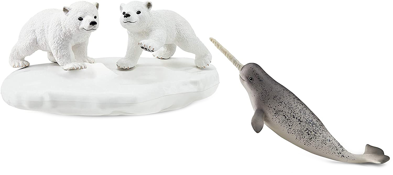 Set figurine Schleich Wild Life - Ursi polari, jucandu-se