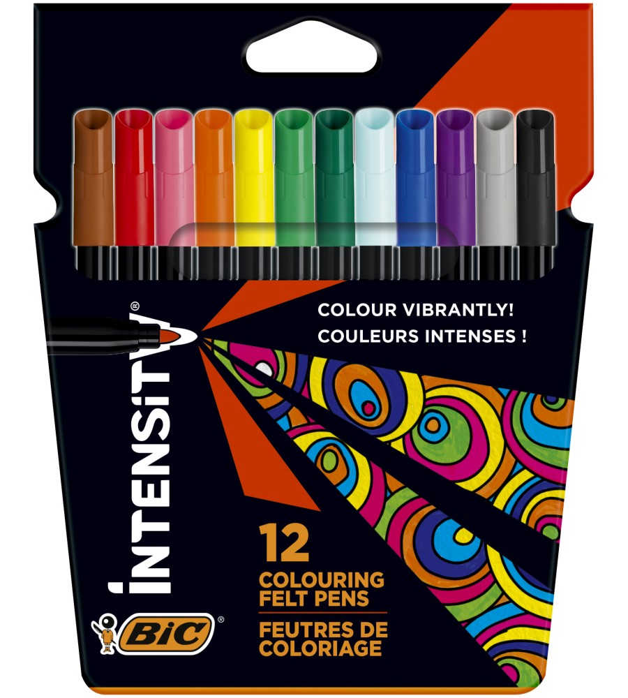 Carioci Intensity BIC 2 mm 12 buc Carioci Intensity BIC 2 mm 12 buc - imagine 2
