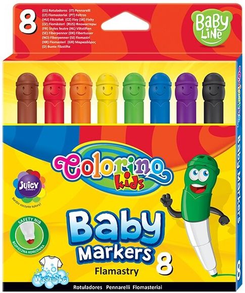 Set carioci Colorino Kids - 8 culori