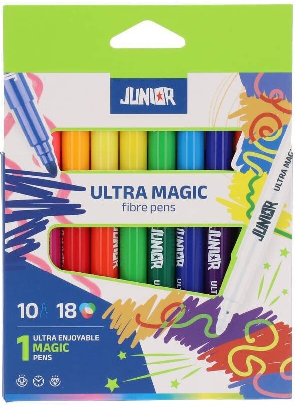 Set carioci Junior - Ultra Magic, 10 culori