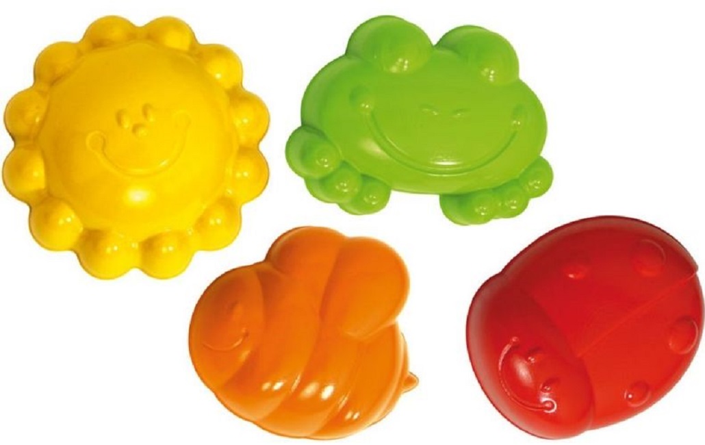 Set forme pentru nisip Bigjigs - 4 bucati