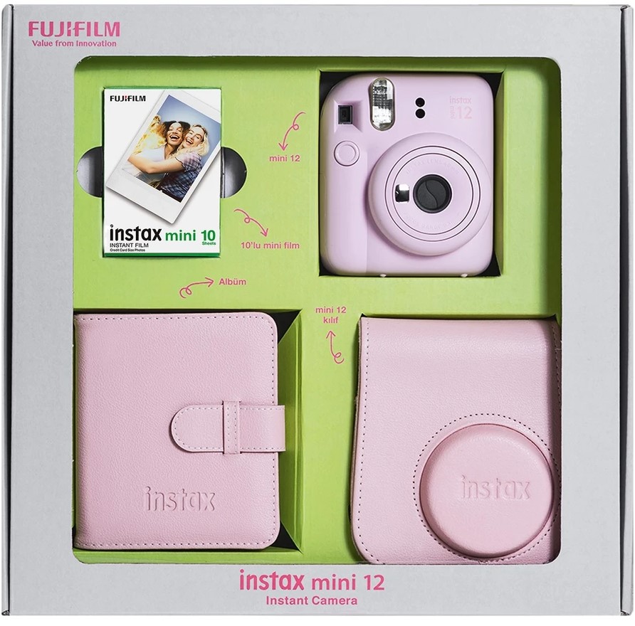 Set Fujifilm - instax mini 12 Bundle Box, Blossom Pink