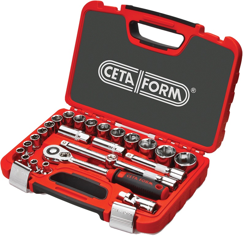 Gedore set  Ceta Form - 29087, 25 piese , 1/2'', 8-32 mm