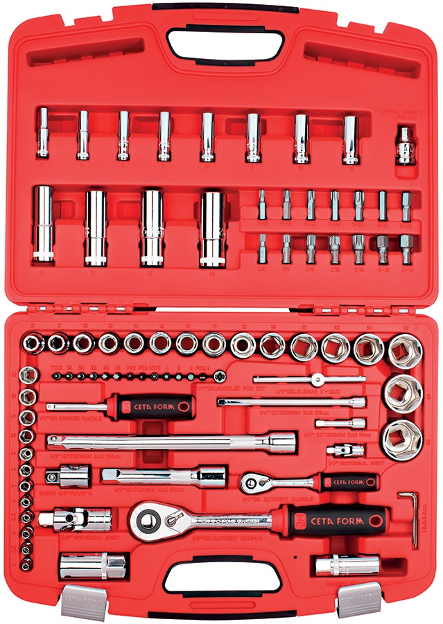 Gedore set  Ceta Form - 29090, 85 piese , 1/2'' - 1/4''