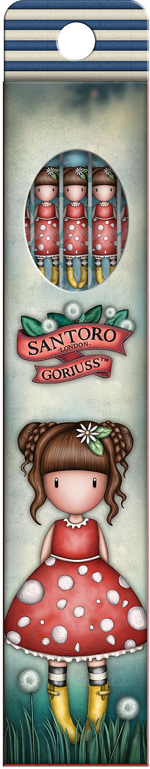 Set de creioane grafice Santoro Gorjuss In The Forest - Little Mushroom