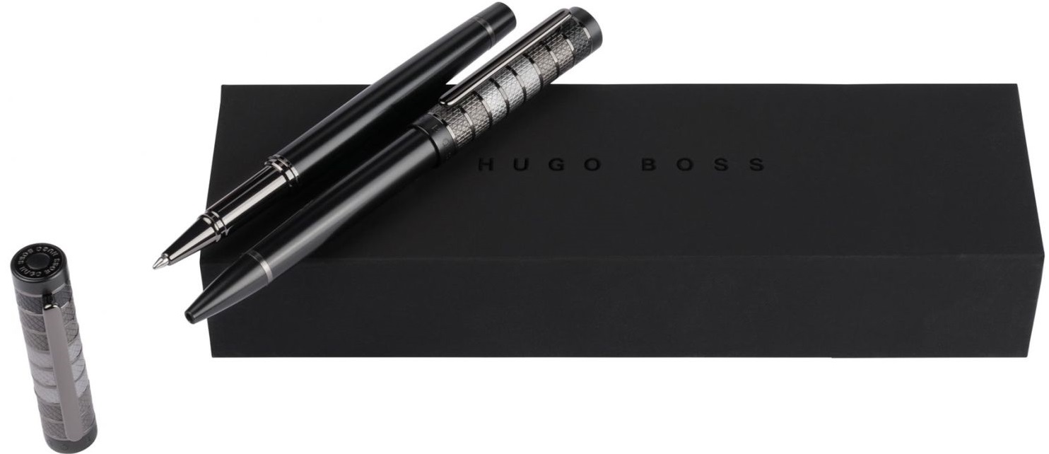 Set pix și roller Hugo Boss Grade - Negre