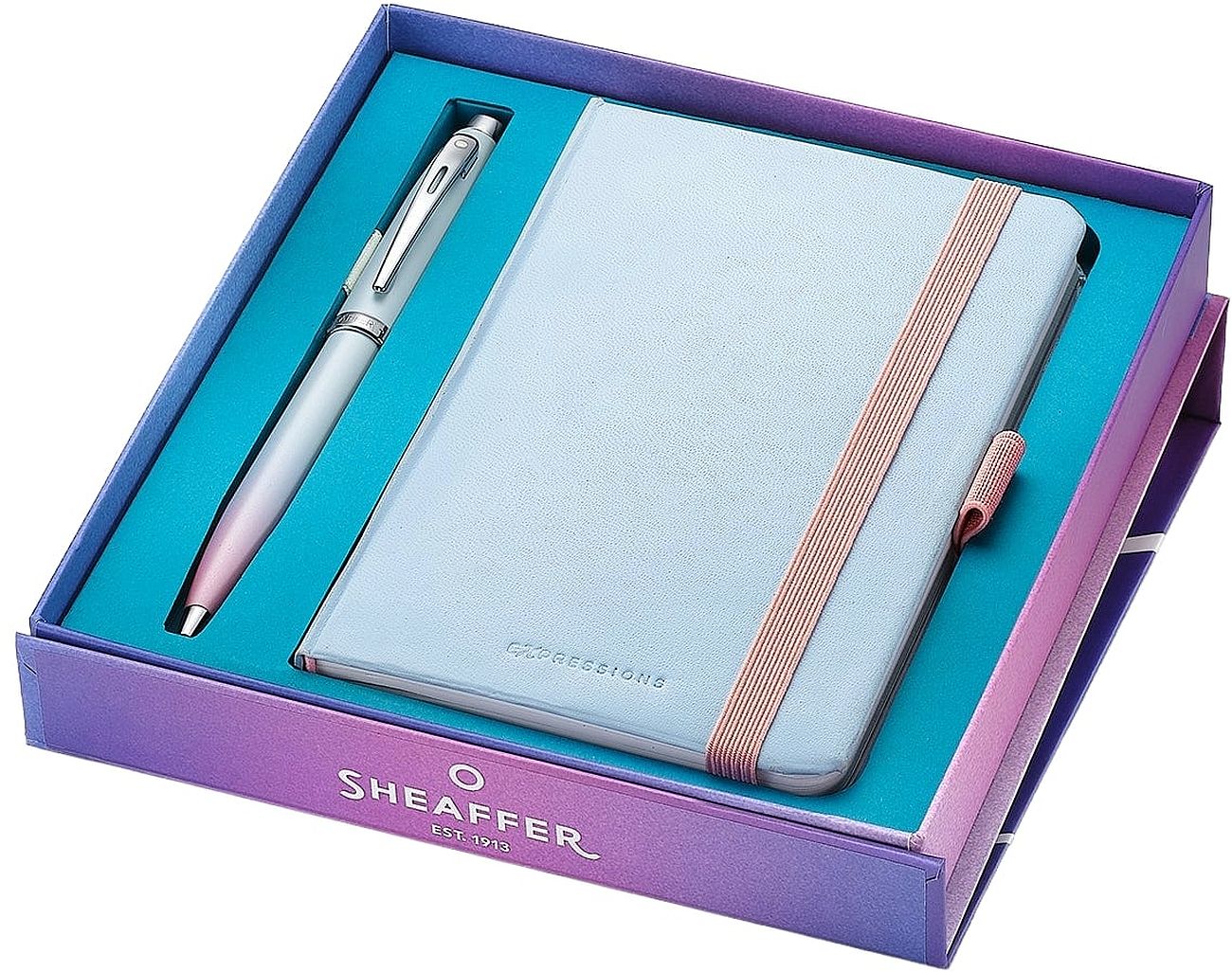 Set pix Sheaffer Expressionss - Pearlised Gradient, cu agenda