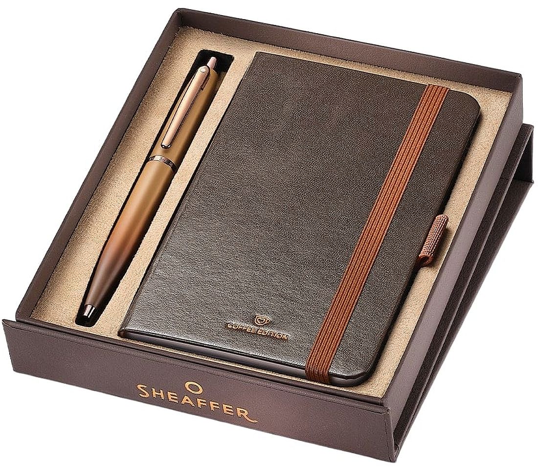 Set pix Sheaffer VFM - Coffe Edition, cu agenda