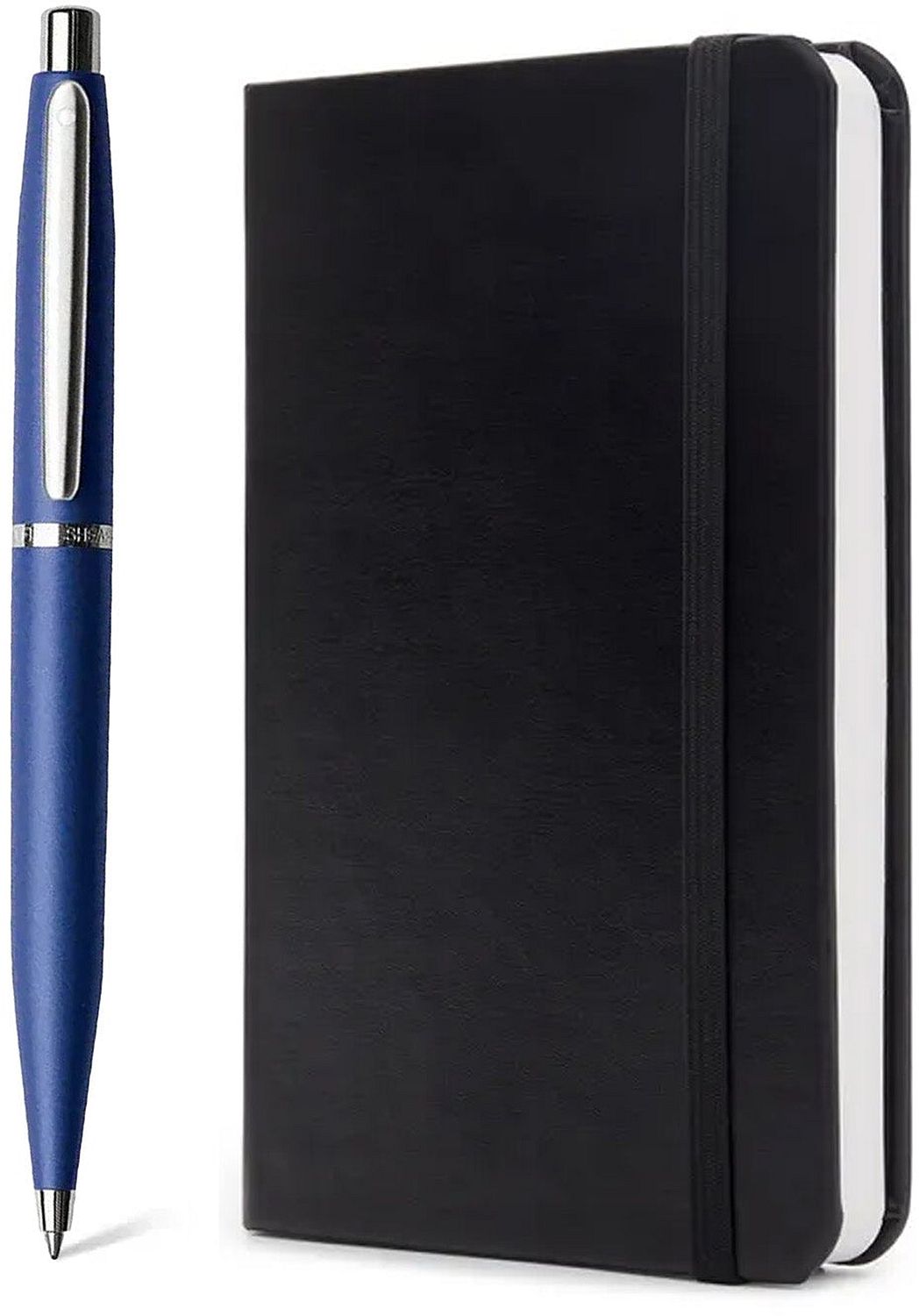 Set de pixuri  Sheaffer VFM - Neon Blue, cu un caiet