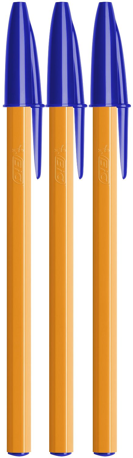 Set pixuri BIC Orange - 0,8 mm, albastru, 3 buc