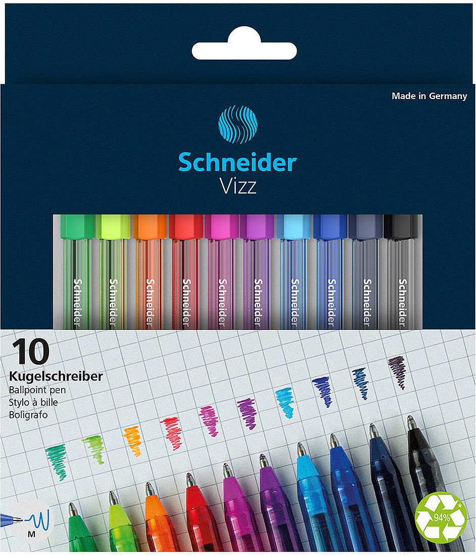 Set pixuri Schneider Vizz - M, 10 culori