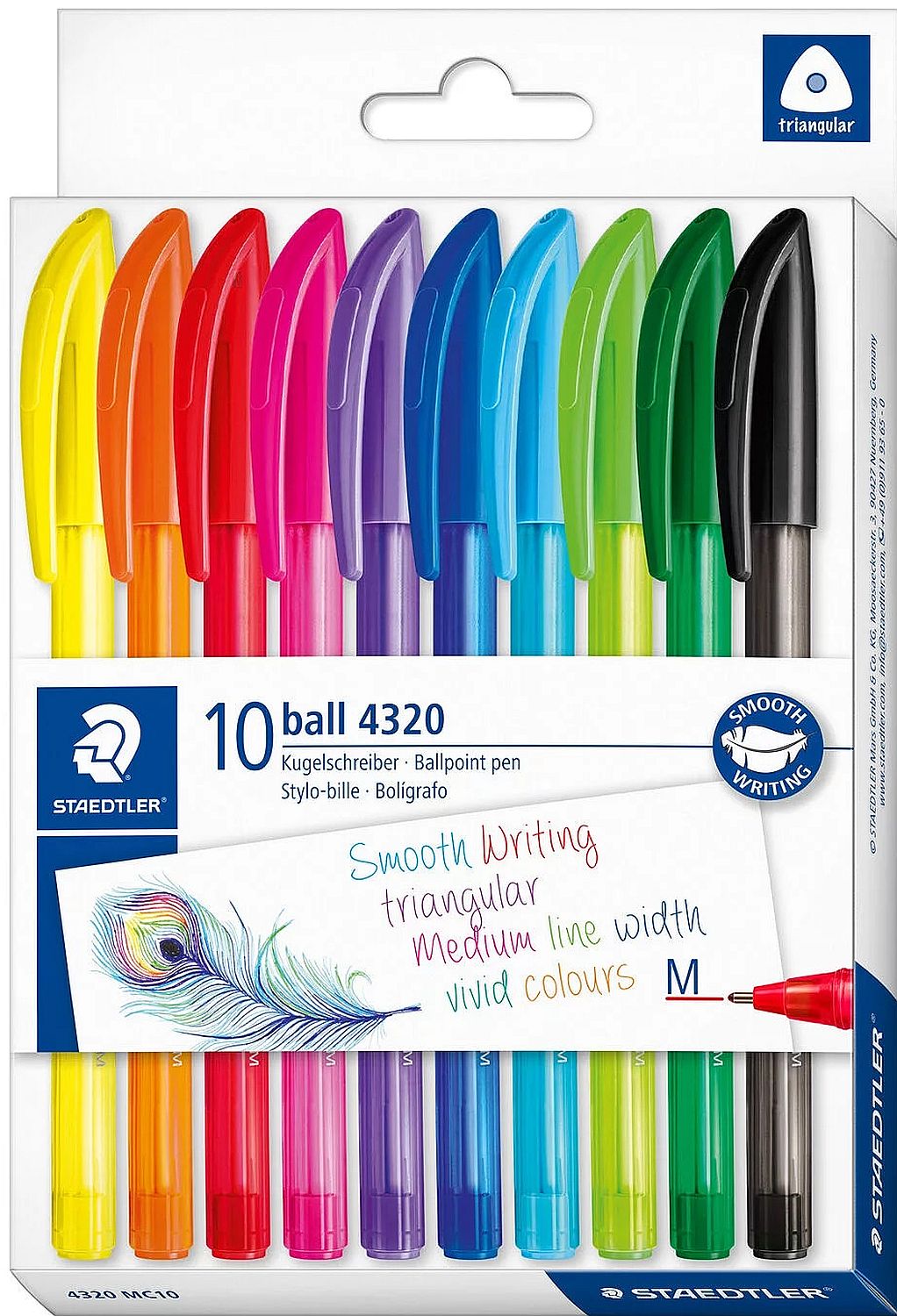 Set pixuri Staedtler 423 - 10 bucati, colorate