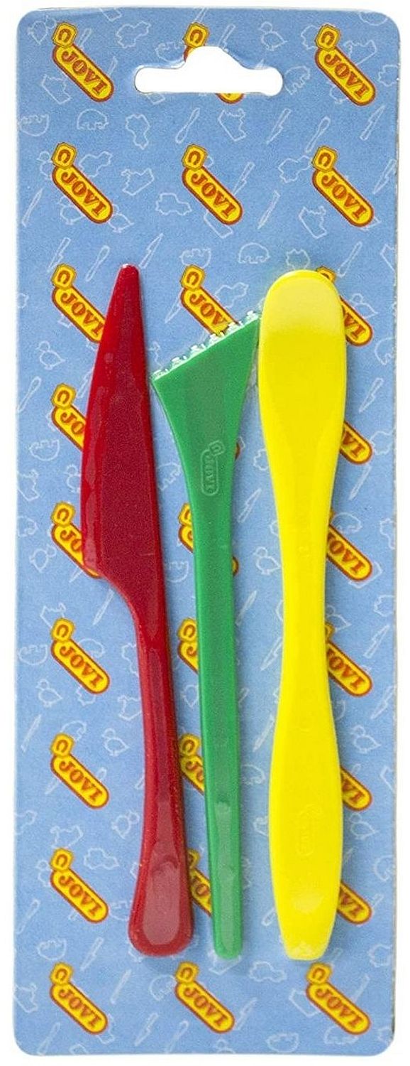 Set de unelte pentru plastilină Jovi - 3 bucăți