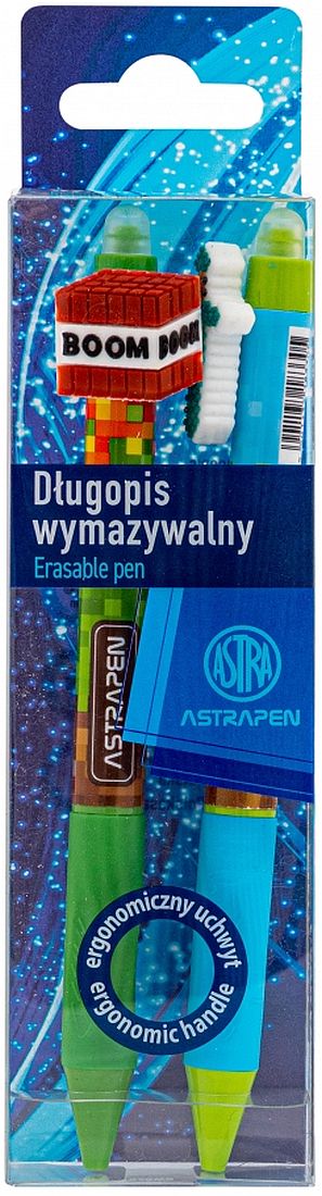Set de pixuri ștergătoare Astra Oops - 2 bucăți