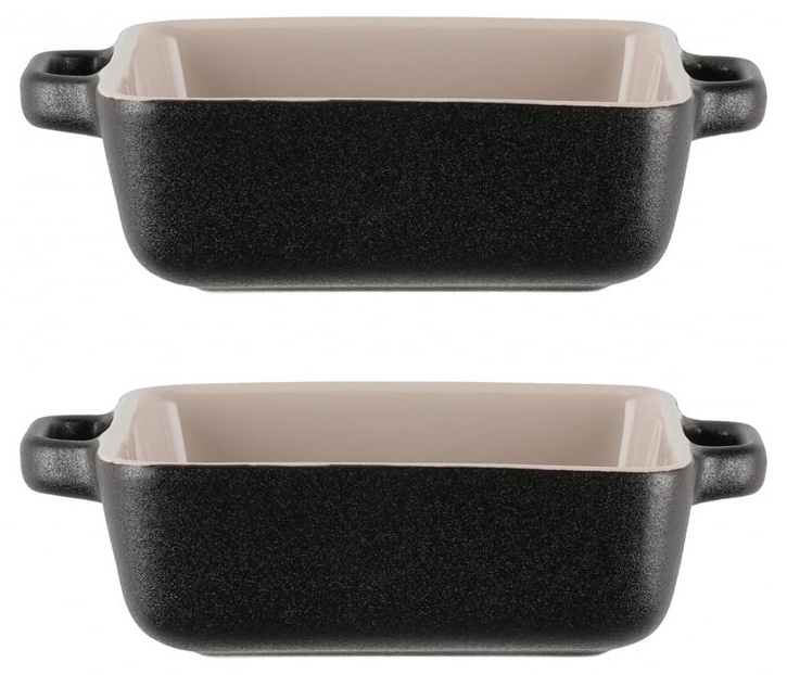 Set tavite ceramice Maku - Robust, 17 x 13 cm, 2 buc.