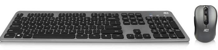 Set tastatură și mouse ACT – AC5710, fără fir, negru