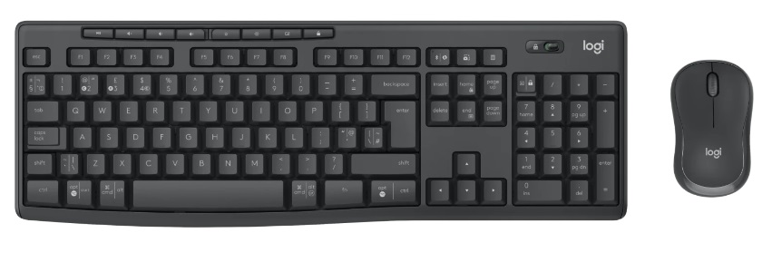 Set tastatură și mouse Logitech - MK370, wireless, grafic