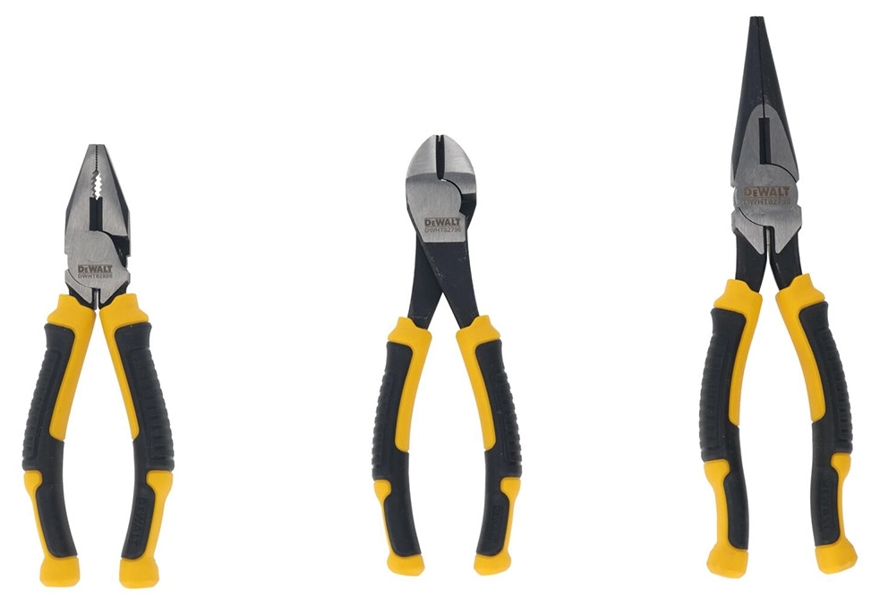 Set de clești DeWALT - DWHT82813-0, 3 bucăți