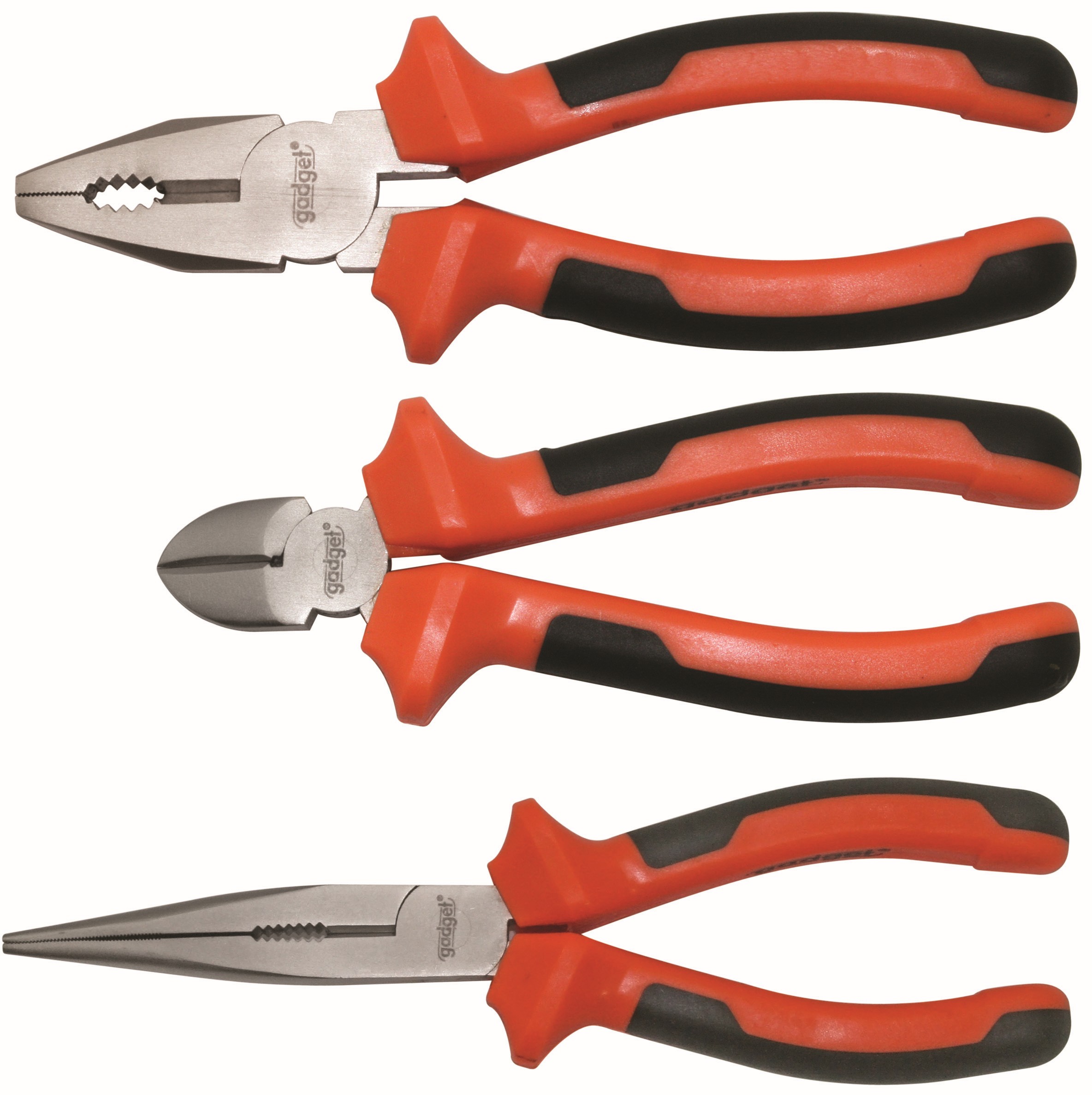 Set clești Gadget cu mâner din două piese - 3 piese, CR-V