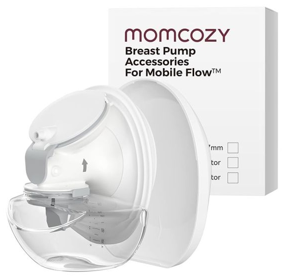 Set colector de lapte matern Momcozy - Cu pâlnie de pompă de 24 mm Mobile Flow M9